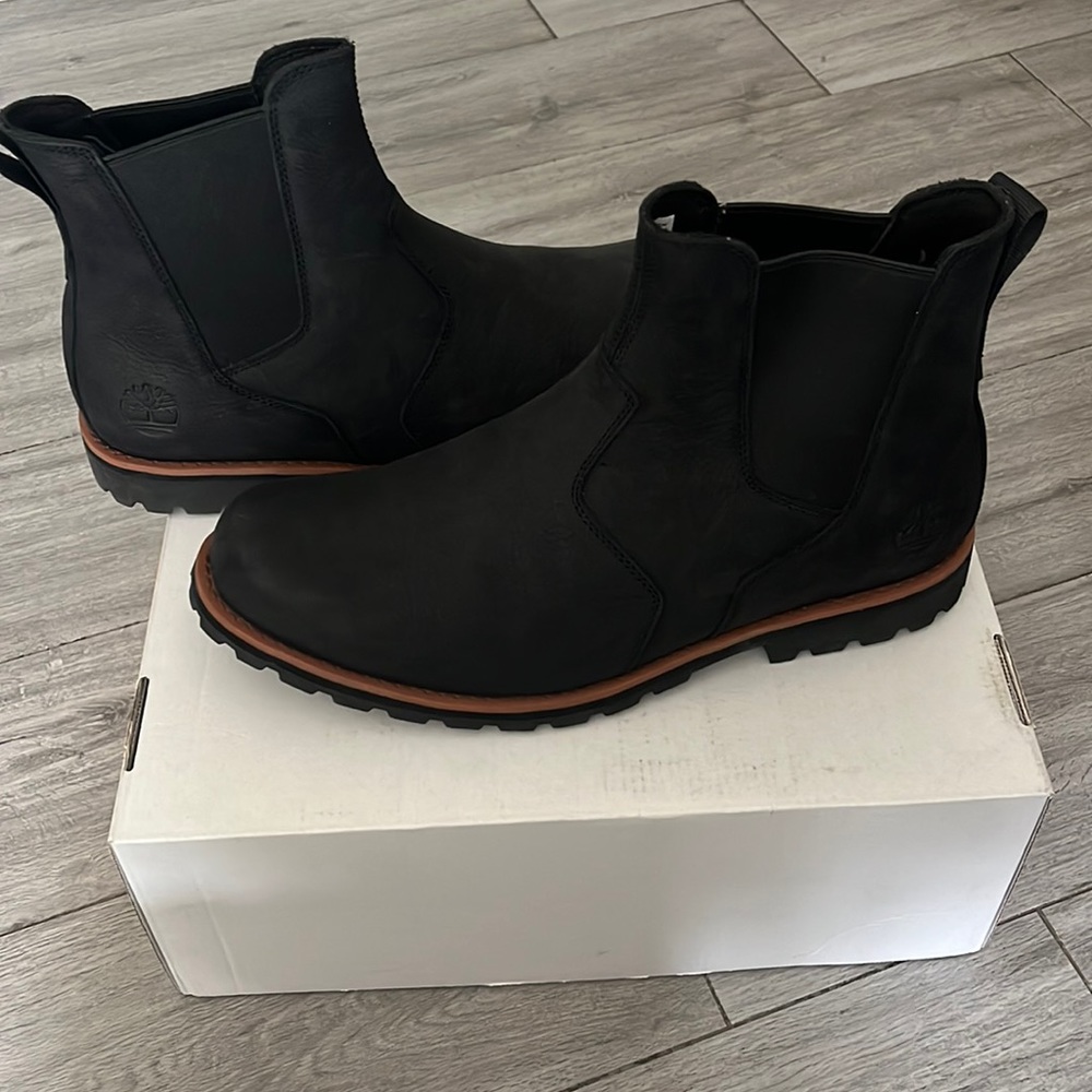 Timberland Men's Black Chelsea Boots
